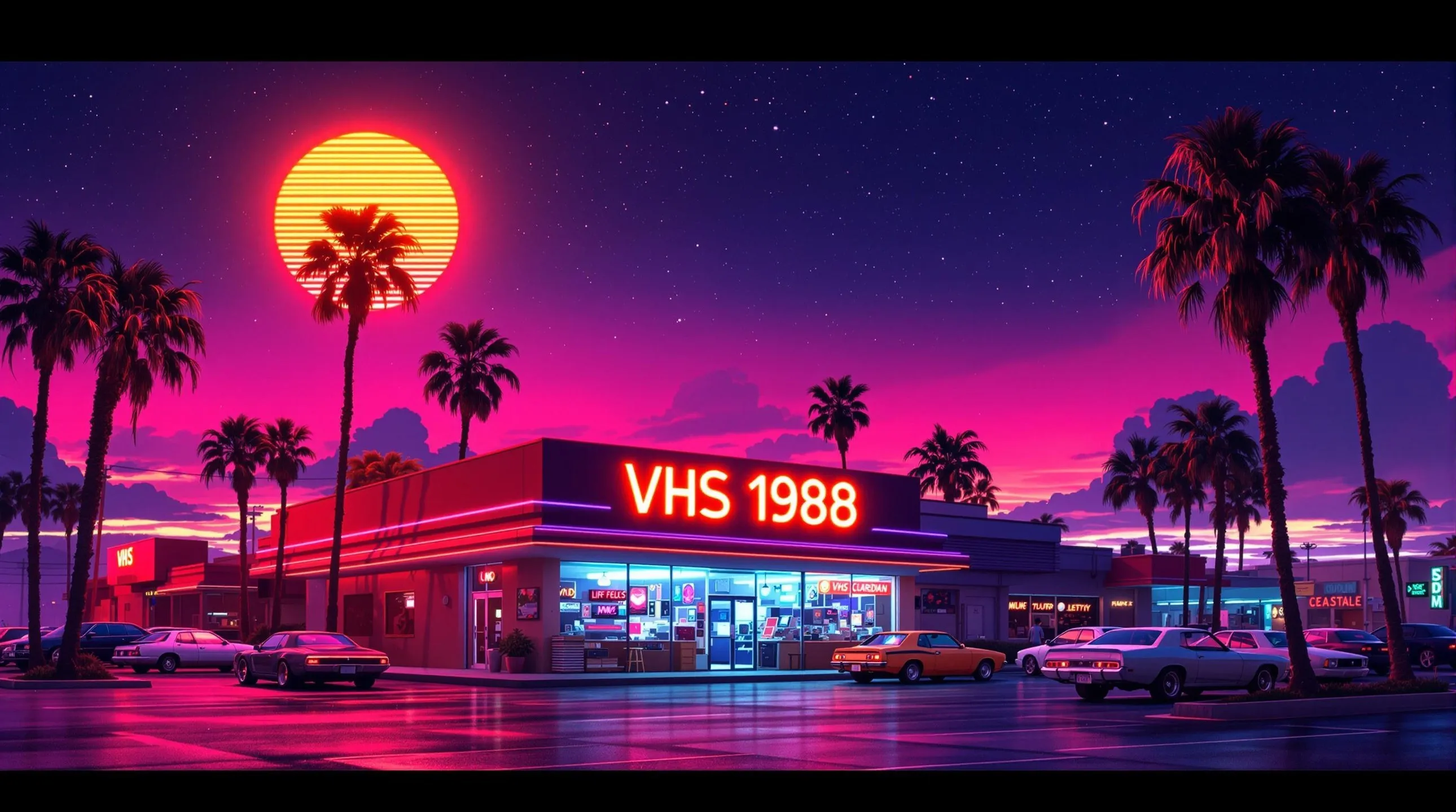 Fluorescent nights and faded memories